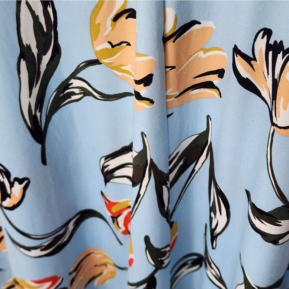 Maggy London Faux Wrap Tulip Dress Size 22 - Picture 10 of 16